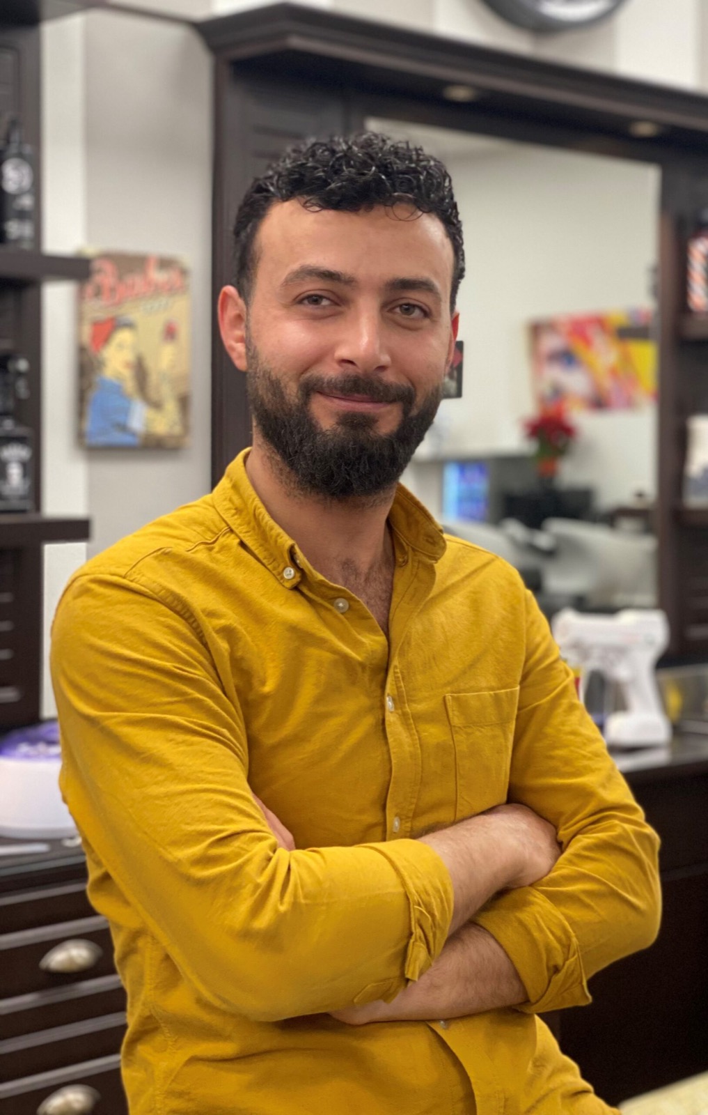 Nouri Ali, Inhaber und Geschäftsführer von Coiffure Bernina, im Salon